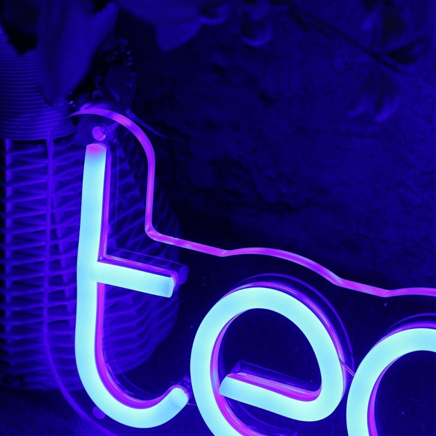 Tech Talks Blue Led Neon Sign - Shineneon