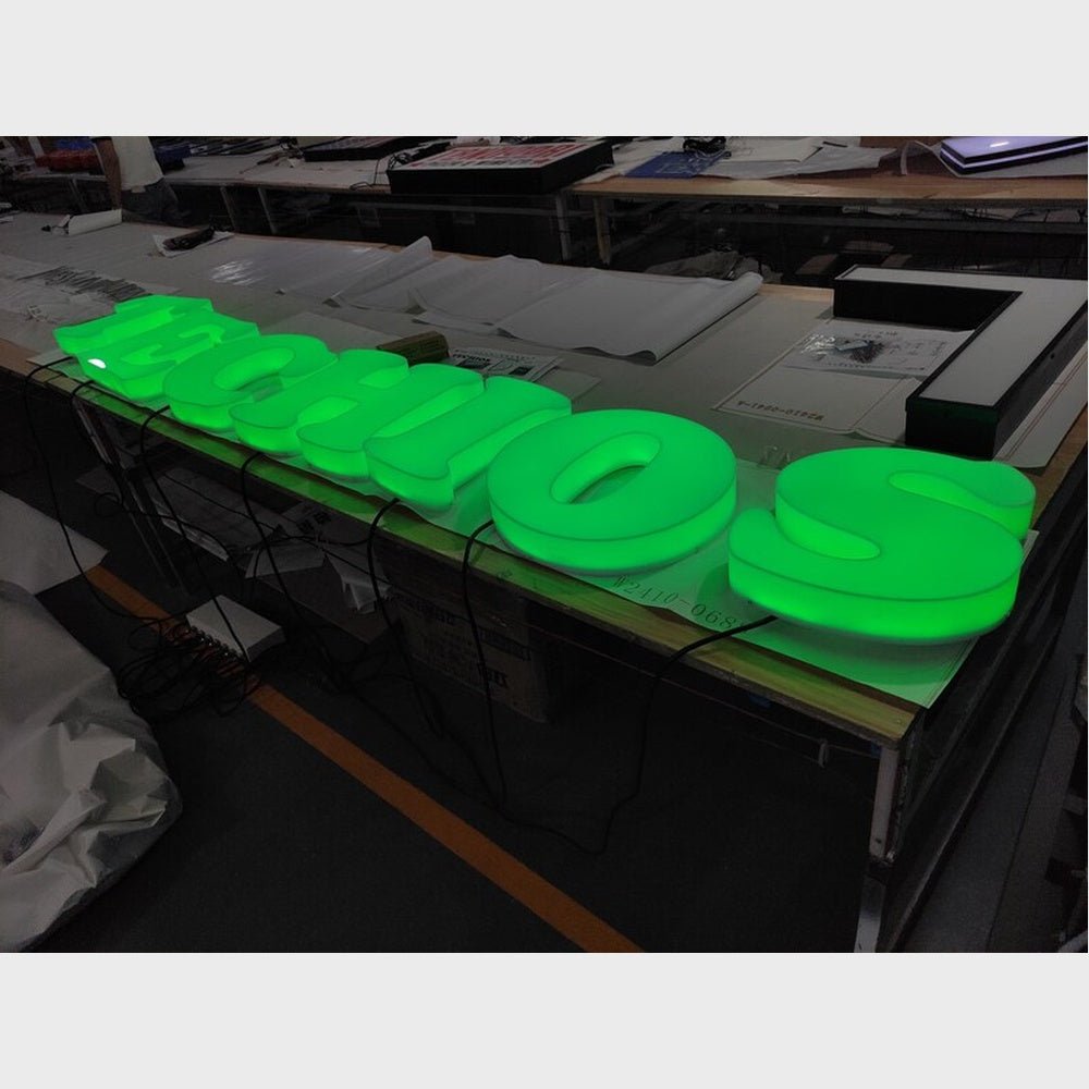 Technos Acrylic 3D Frontlit And Backlit Channel Letter Led Light Sign - Shineneon