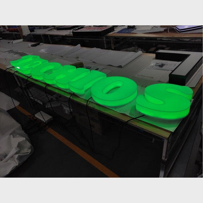 Technos Acrylic 3D Frontlit And Backlit Channel Letter Led Light Sign - Shineneon