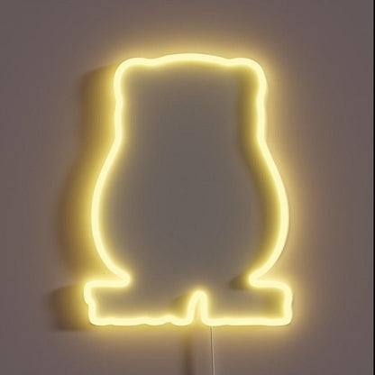 Teddy Beer Funny Beer Bear Rgb Led Neon Sign - Shineneon