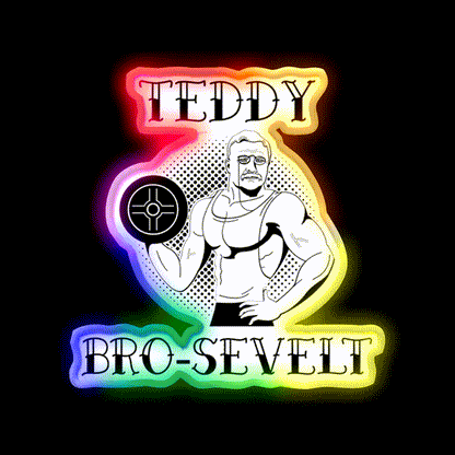 Teddy Bro Sevelt Gym Fitness Led Neon Sign Rgb Color