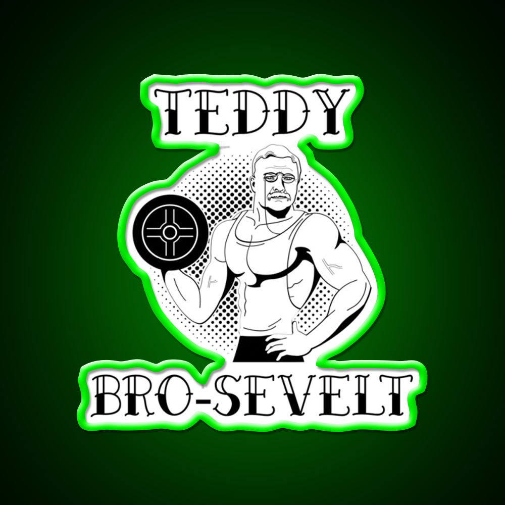 Teddy Bro Sevelt Gym Fitness Led Neon Sign Rgb Color