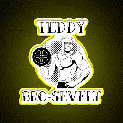 Teddy Bro Sevelt Gym Fitness Led Neon Sign Rgb Color