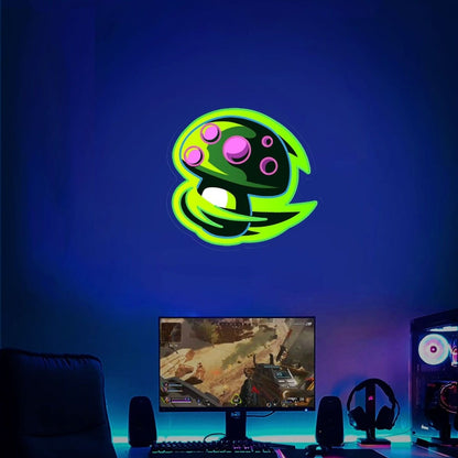 Teemo Poisonous Mushroom Uv Led Neon Sign - Shineneon