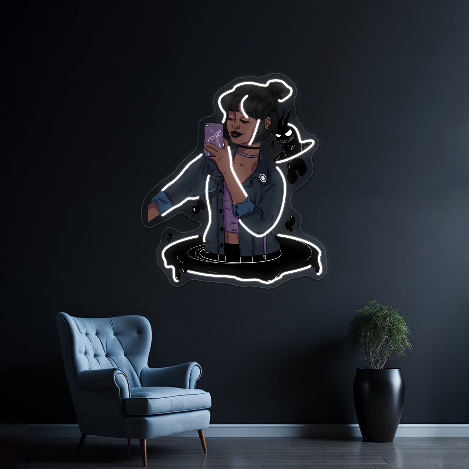 Teen Titans Raven Wall Artwork Neon Signs | Shineneon