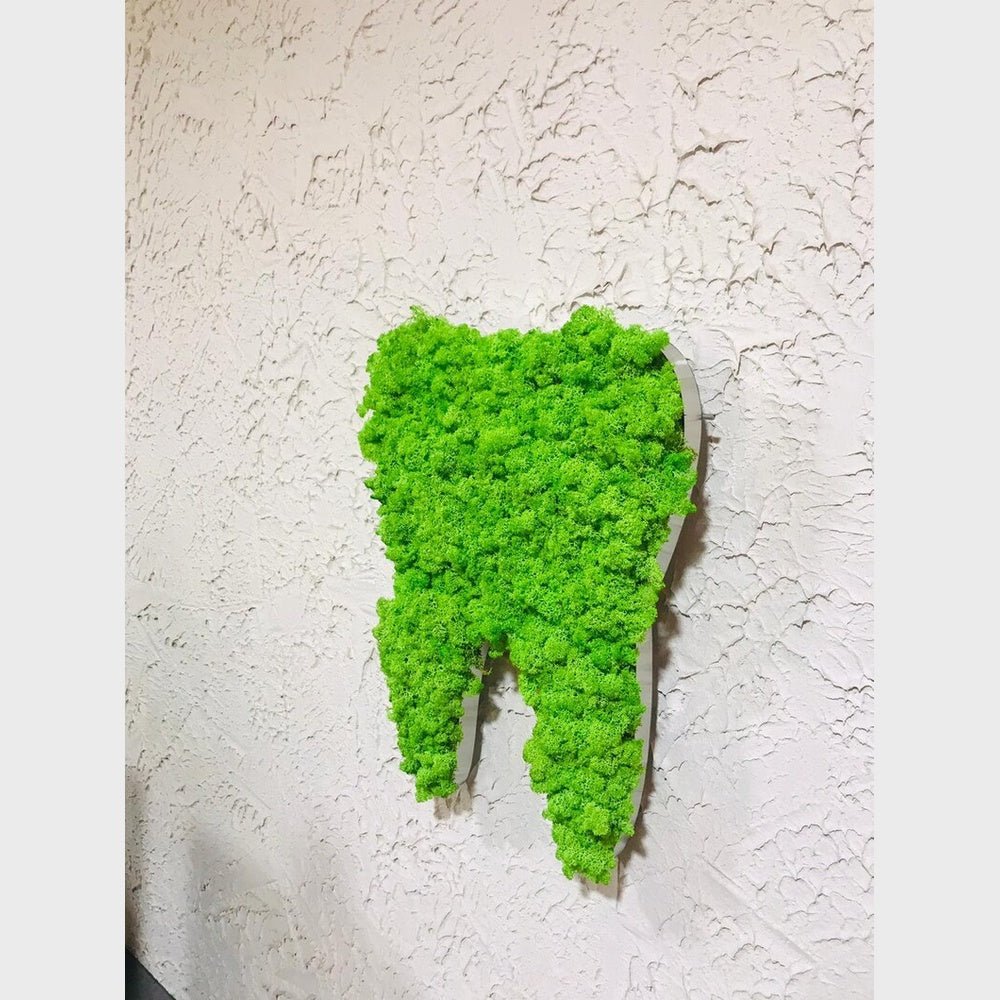 Teeth 3D Moss Letter Sign - Shineneon