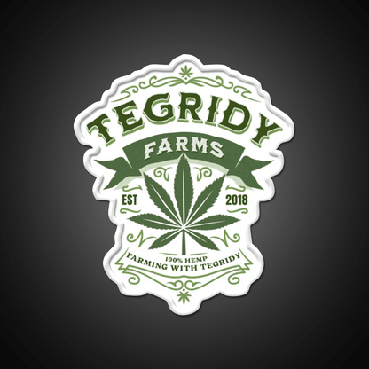 Tegridy Farms Essential Neon Sign Hemp Inspired Green Leaf Led Neon Sign Rgb Color - Shineneon