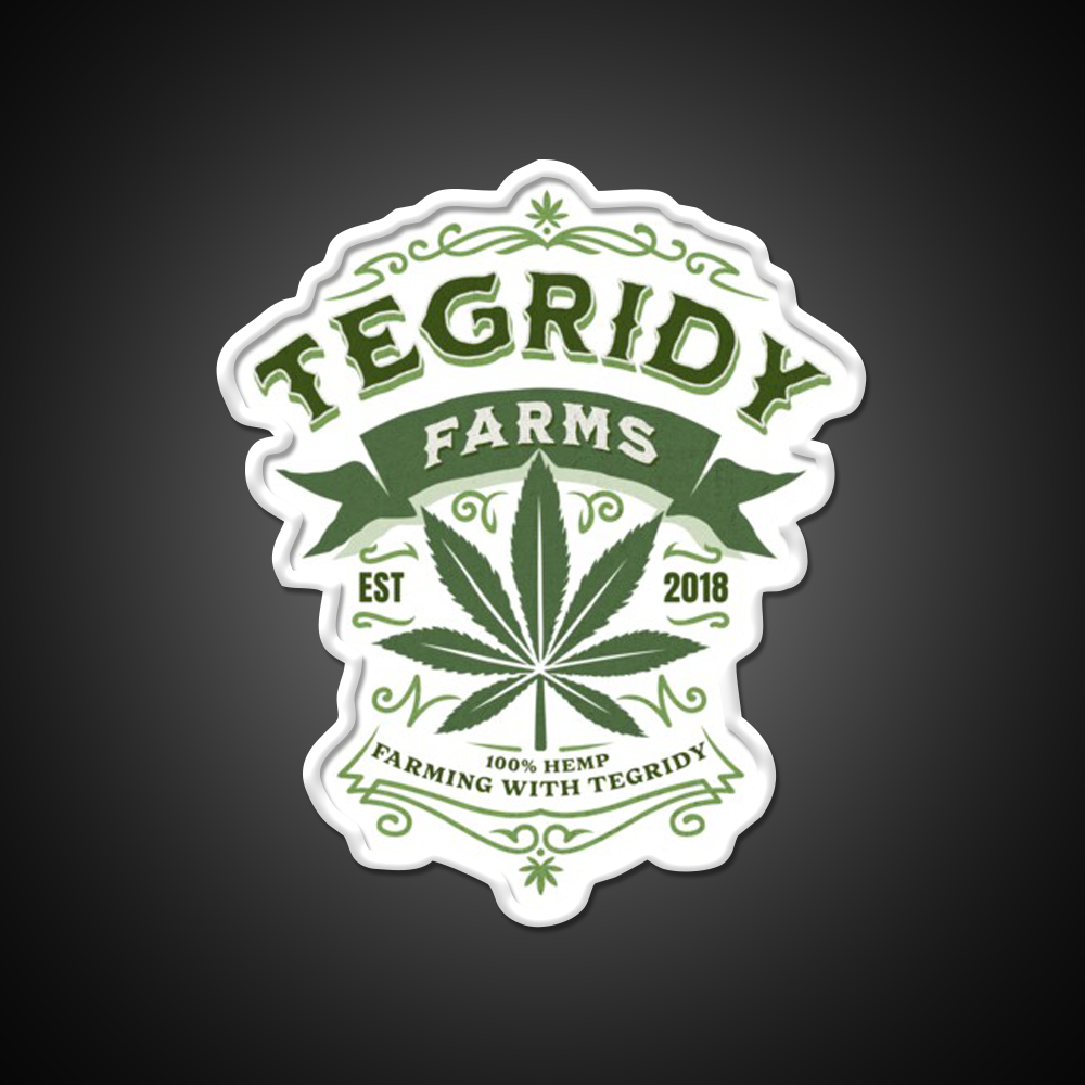 Tegridy Farms Essential Neon Sign Hemp Inspired Green Leaf Led Neon Sign Rgb Color - LED neon sign view 11