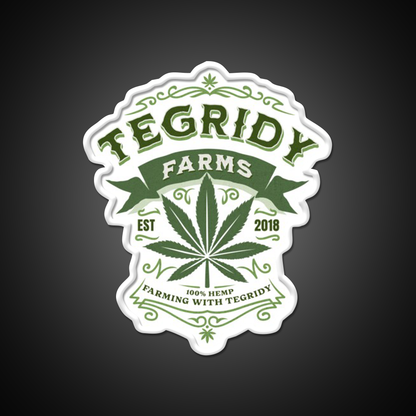 Tegridy Farms Essential Neon Sign Hemp Inspired Green Leaf Led Neon Sign Rgb Color - LED neon sign view 11