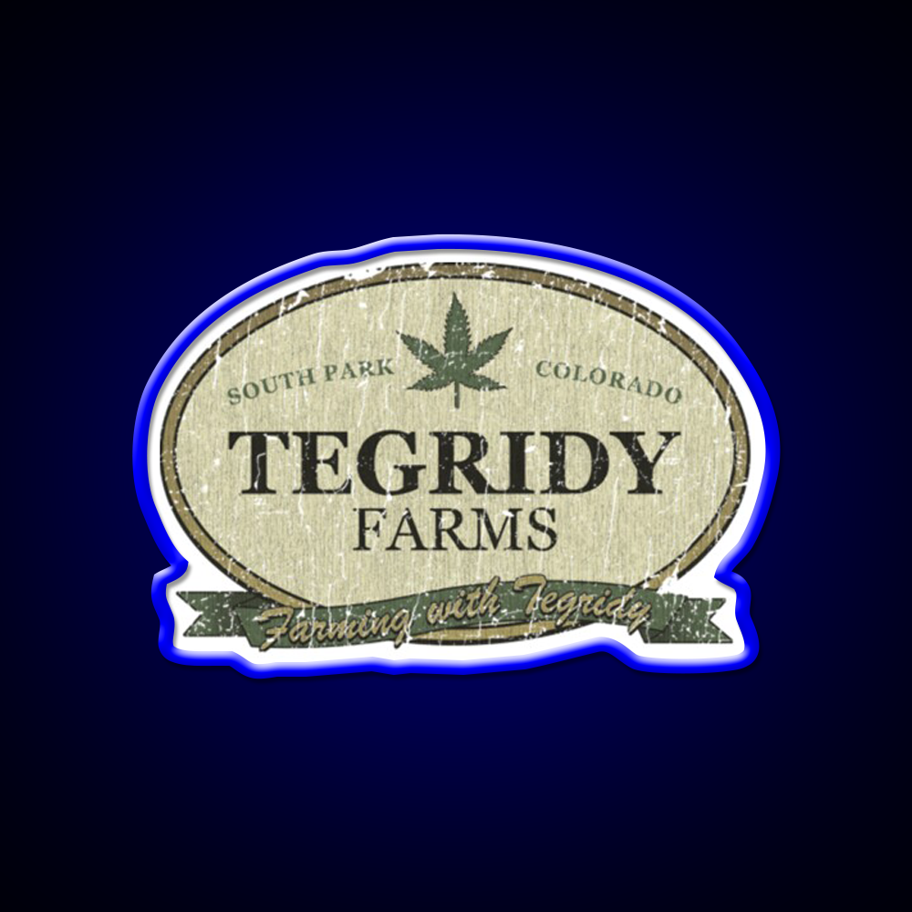 Tegridy Farms Hemp Inspired Green Leaf Led Neon Sign 420 Neon Decor Rgb Color - LED neon sign view 5