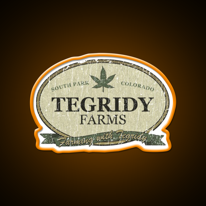 Tegridy Farms Hemp Inspired Green Leaf Led Neon Sign 420 Neon Decor Rgb Color - LED neon sign view 6