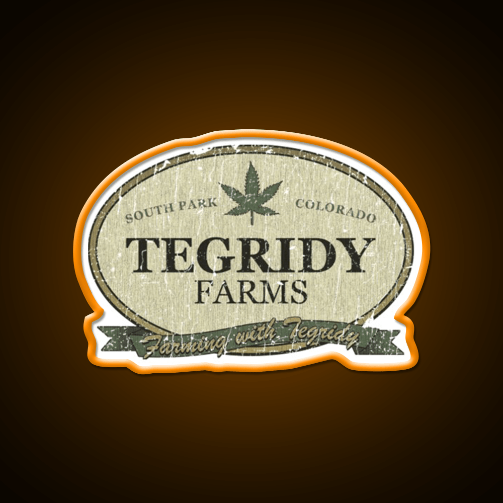 Tegridy Farms Hemp Inspired Green Leaf Led Neon Sign 420 Neon Decor Rgb Color - Shineneon