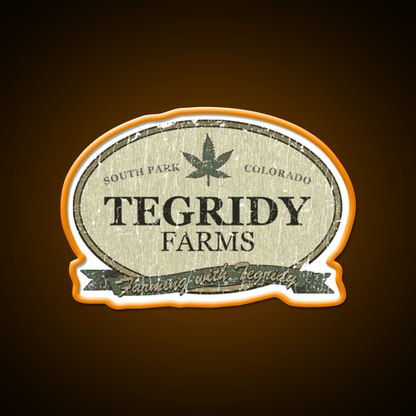 Tegridy Farms Hemp Inspired Green Leaf Led Neon Sign 420 Neon Decor Rgb Color - Shineneon