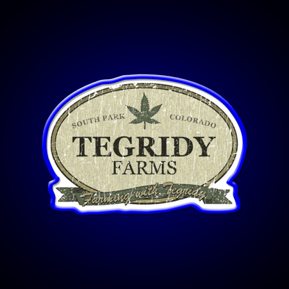 Tegridy Farms Hemp Inspired Green Leaf Led Neon Sign 420 Neon Decor Rgb Color - Shineneon