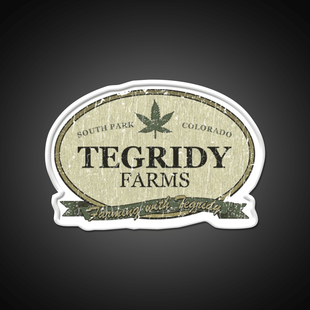 Tegridy Farms Hemp Inspired Green Leaf Led Neon Sign 420 Neon Decor Rgb Color - Shineneon