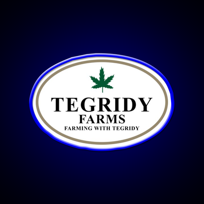 Tegridy Farms Hemp Inspired Green Leaf Led Neon Sign Rgb Color - LED neon sign view 5