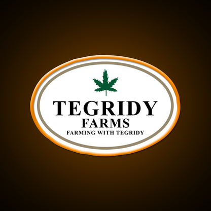 Tegridy Farms Hemp Inspired Green Leaf Led Neon Sign Rgb Color - LED neon sign view 6