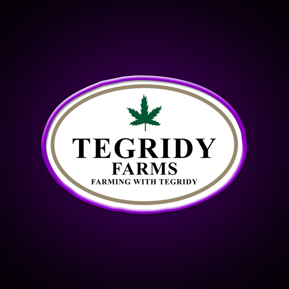 Tegridy Farms Hemp Inspired Green Leaf Led Neon Sign Rgb Color - LED neon sign view 9