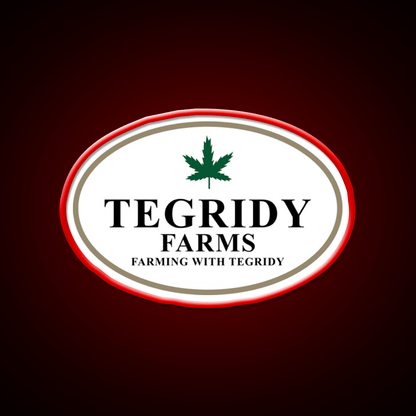 Tegridy Farms Hemp Inspired Green Leaf Led Neon Sign Rgb Color - Shineneon