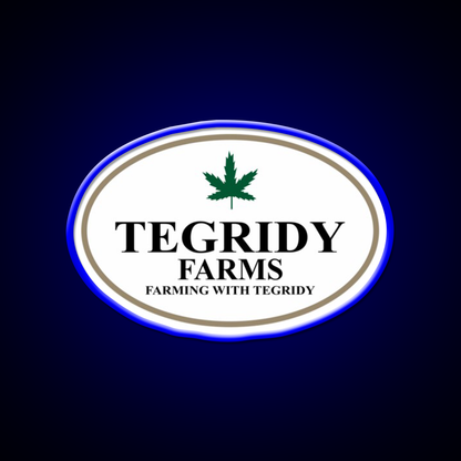 Tegridy Farms Hemp Inspired Green Leaf Led Neon Sign Wall Decor Rgb Color - LED neon sign view 5