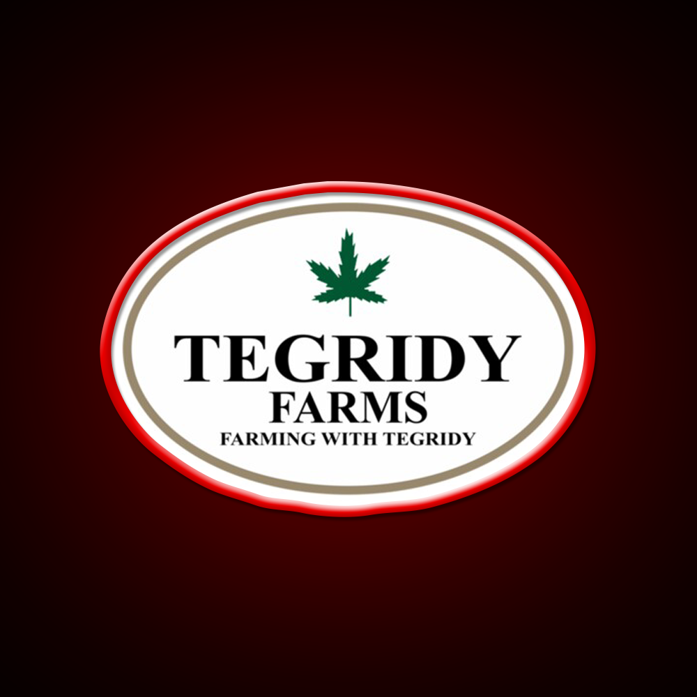 Tegridy Farms Hemp Inspired Green Leaf Led Neon Sign Wall Decor Rgb Color - LED neon sign view 10