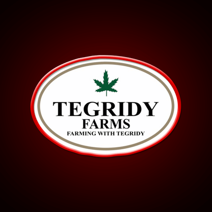 Tegridy Farms Hemp Inspired Green Leaf Led Neon Sign Wall Decor Rgb Color - Shineneon