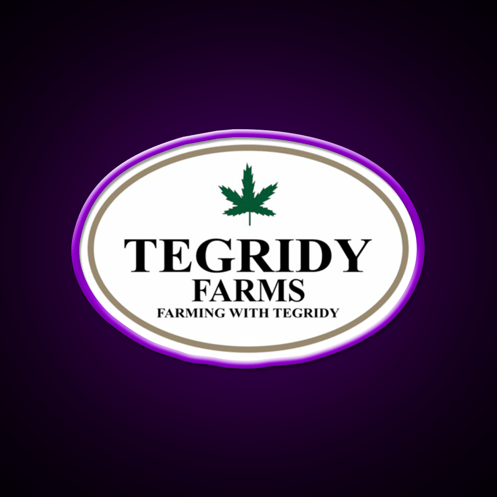 Tegridy Farms Hemp Inspired Green Leaf Led Neon Sign Wall Decor Rgb Color - Shineneon