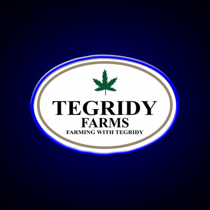 Tegridy Farms Hemp Inspired Green Leaf Led Neon Sign Wall Decor Rgb Color - Shineneon