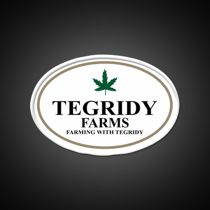 Tegridy Farms Hemp Inspired Green Leaf Led Neon Sign Wall Decor Rgb Color - LED neon sign view 11