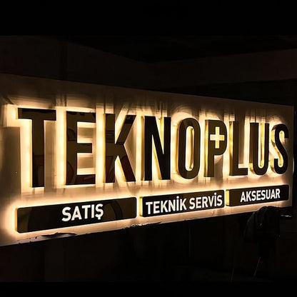 Teknoplus Salon 3D Backlit Channel Letters Led Light Sign - Shineneon
