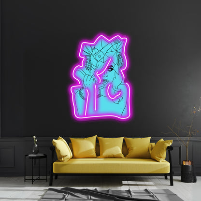 Telephone Artwork Neon Signs For Sale