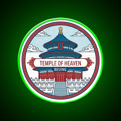 Temple Of Heaven Asian Cultural Led Neon Sign Rgb Color - LED neon sign view 8