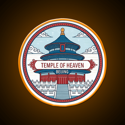 Temple Of Heaven Asian Cultural Led Neon Sign Rgb Color - Shineneon