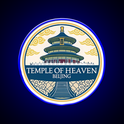 Temple Of Heaven Asian Cultural Led Neon Sign Wall Decor Rgb Color - LED neon sign view 5