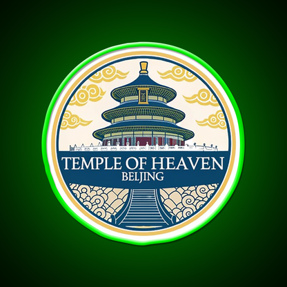 Temple Of Heaven Asian Cultural Led Neon Sign Wall Decor Rgb Color - LED neon sign view 8