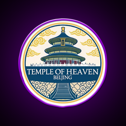Temple Of Heaven Asian Cultural Led Neon Sign Wall Decor Rgb Color - LED neon sign view 9