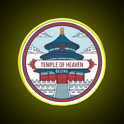 Temple Of Heaven Asian Cultural Led Neon Sign Rgb Color - LED neon sign view 7