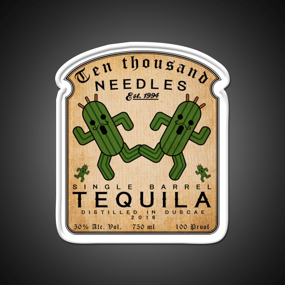 Ten Thousand Needles Tequila Party Drink Tequila Led Neon Sign Rgb Color - Shineneon
