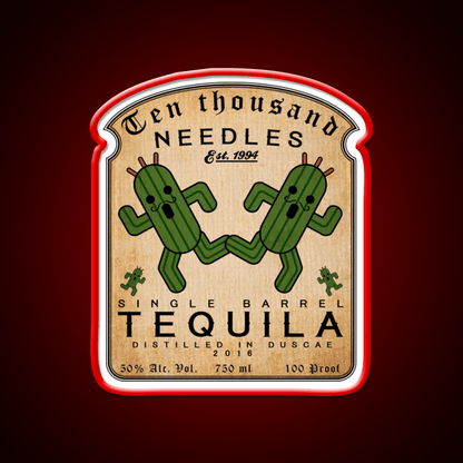 Ten Thousand Needles Tequila Party Drink Tequila Led Neon Sign Rgb Color - Shineneon