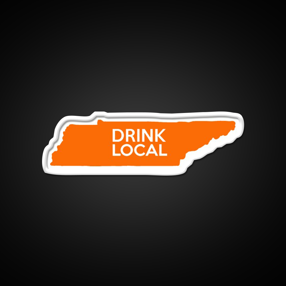 Tennessee Drink Local Tn Orange Beer Bar Decor Led Neon Sign Rgb Color - LED neon sign view 11