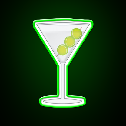 Tennis Martini Cocktail Bar Decor Led Neon Sign Rgb Color - LED neon sign view 8