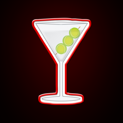 Tennis Martini Cocktail Bar Decor Led Neon Sign Rgb Color - LED neon sign view 10