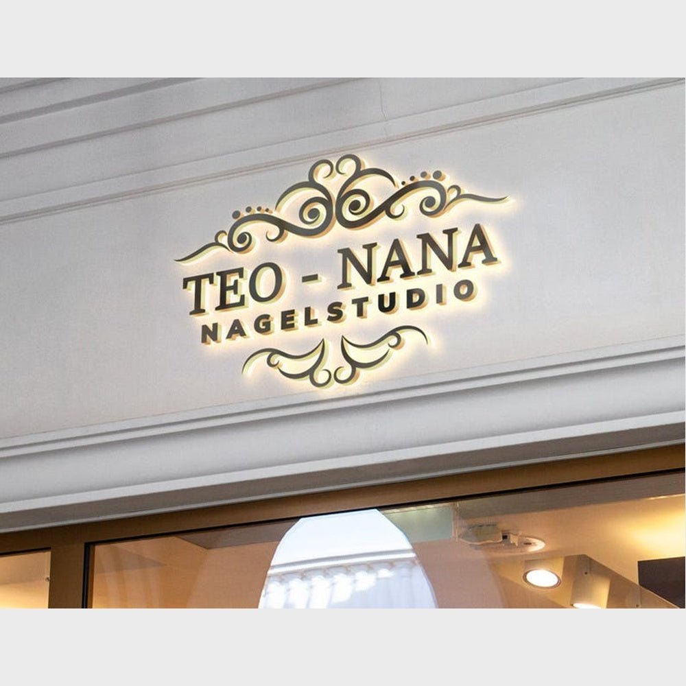 Teo Nana Magel Studio 3D Backlit Channel Letters Led Light Sign - Shineneon