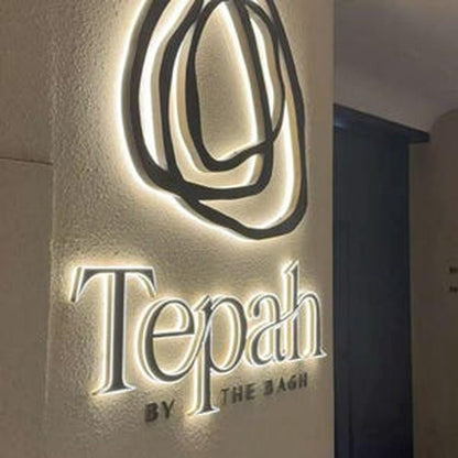 Tepah Big Logo 3D Backlit Channel Letters Led Light Sign - Shineneon