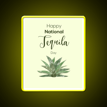 Tequila And Agave Tequila Day Party Drink Tequila Led Neon Sign Rgb Color - Shineneon