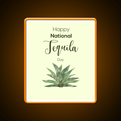 Tequila And Agave Tequila Day Party Drink Tequila Led Neon Sign Rgb Color - Shineneon