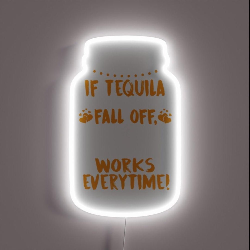 Tequila And Moonshine Funny Party Gift Rgb Led Neon Sign - Shineneon