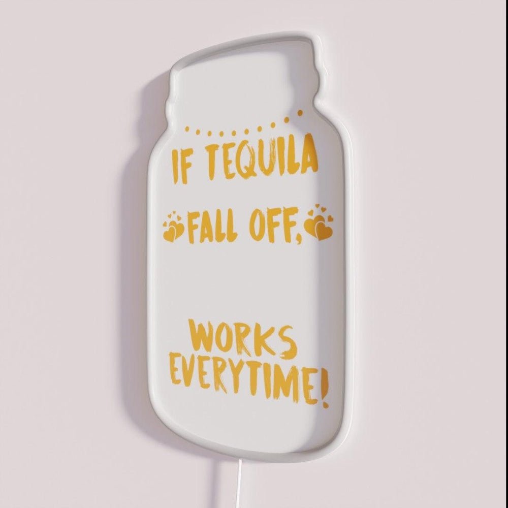 Tequila And Moonshine Funny Party Gift Rgb Led Neon Sign - Shineneon