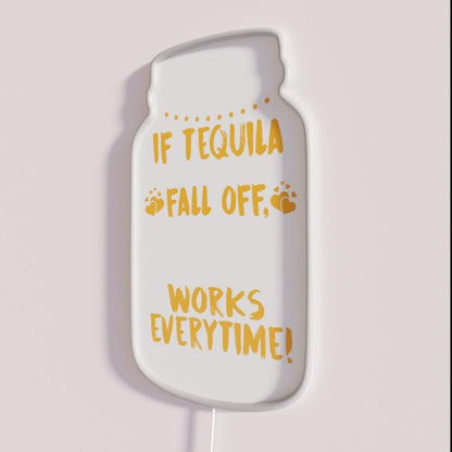 Tequila And Moonshine Funny Party Gift Rgb Led Neon Sign - Shineneon