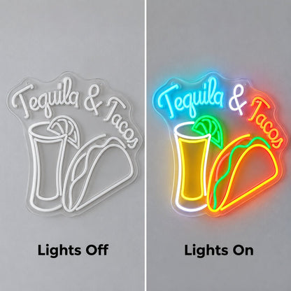 Tequila And Tacos LED Neon Sign - Shineneon